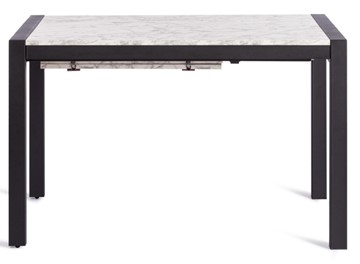 Кухонный стол раскладной SVAN (mod. 1011) ЛДСП+меламин/металл, 120+67х74х75, сосна/чёрный арт.19490 в Элисте - предосмотр 2
