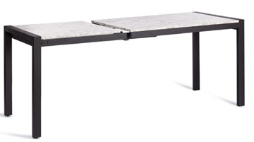 Кухонный стол раскладной SVAN (mod. 1011) ЛДСП+меламин/металл, 120+67х74х75, сосна/чёрный арт.19490 в Элисте - предосмотр 4