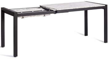 Кухонный стол раскладной SVAN (mod. 1011) ЛДСП+меламин/металл, 120+67х74х75, сосна/чёрный арт.19490 в Элисте - предосмотр 5