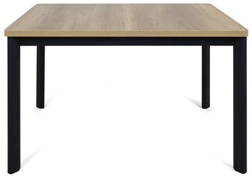 Обеденный раздвижной стол Токио-1L (ноги металлические черные, дуб каньон) в Элисте - предосмотр 1