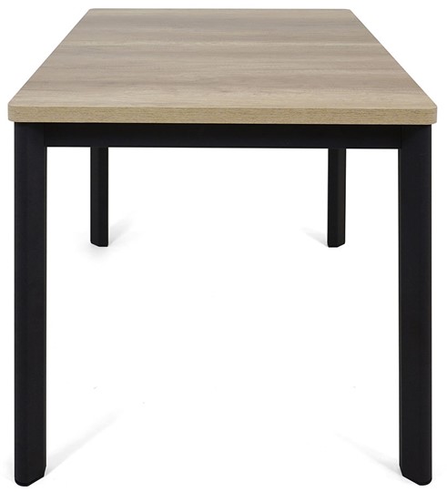 Обеденный раздвижной стол Токио-1L (ноги металлические черные, дуб каньон) в Элисте - изображение 2
