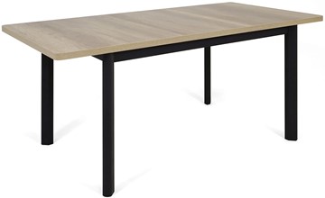 Обеденный раздвижной стол Токио-1L (ноги металлические черные, дуб каньон) в Элисте - предосмотр 3