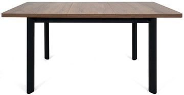 Кухонный стол раздвижной Токио-2L (ноги металлические черные, дуб табако) в Элисте - предосмотр 4