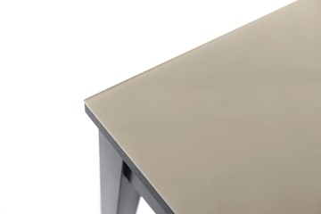 Обеденный раздвижной стол Токио дерево №3 (стекло белое/черный) в Элисте - предосмотр 5