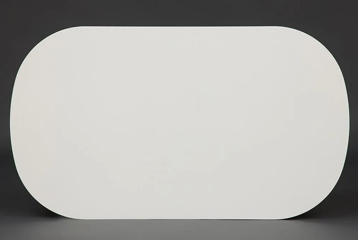 Кухонный обеденный стол MAX (Макс) бук/мдф 140х80х75 Белый/Коричневый арт.10465 в Элисте - изображение 2