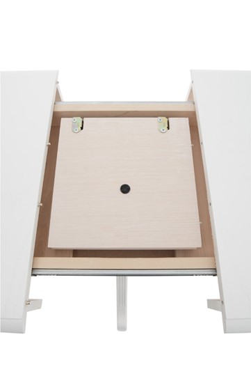 Кухонный стол раздвижной Фабрицио-1 исп. Мини 1100, Тон 10 Покраска + патина с прорисовкой (на столешнице) в Элисте - изображение 3
