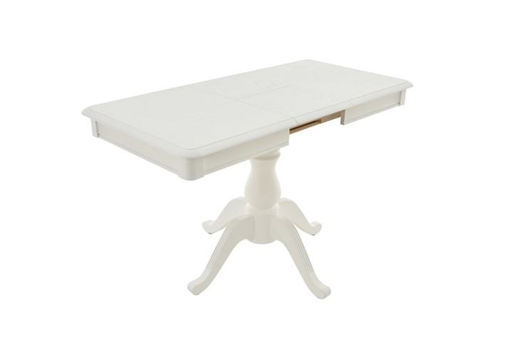 Кухонный стол раздвижной Фабрицио-1 исп. Мини 1100, Тон 10 Покраска + патина с прорисовкой (на столешнице) в Элисте - изображение 5