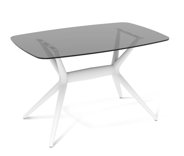 Кухонный стол SHT-ТT26 118/77 стекло/SHT-TU30-2 / SHT-A30 Серый в Элисте - изображение 7