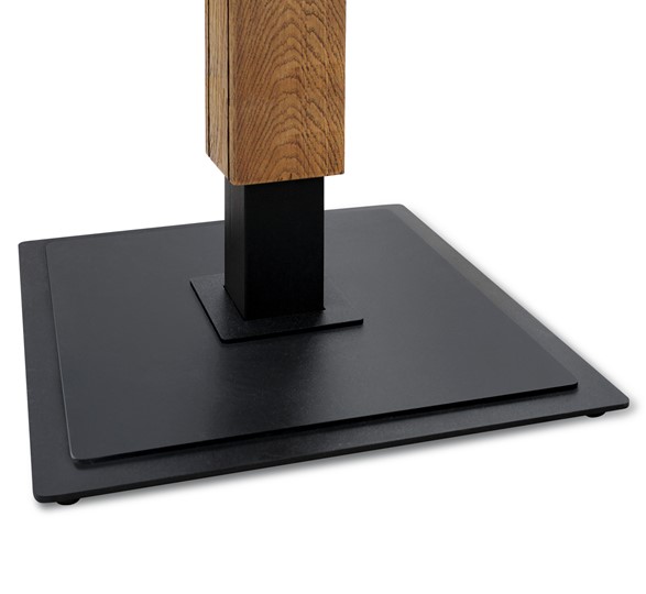 Стол на кухню SHT-TU22 (2 шт.)/ТT 120/80 (дуб брашированный коричневый/черный муар/палисандр) в Элисте - изображение 7
