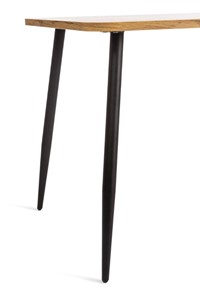 Стол кухонный PLUTO ЛДСП/металл, 120x80x77, Дуб вотан/Черный арт.19317 в Элисте - предосмотр 3