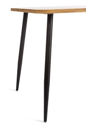 Стол кухонный PLUTO ЛДСП/металл, 120x80x77, Дуб вотан/Черный арт.19317 в Элисте - изображение 3