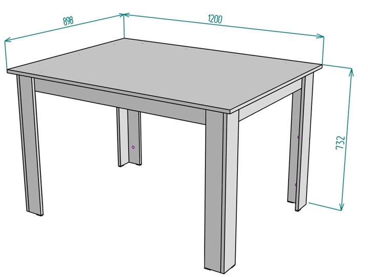 Кухонный обеденный стол T36, ЯШС в Элисте - изображение 1