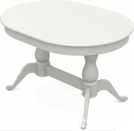Кухонный стол раздвижной Фабрицио-2 исп. Овал 1200, Тон 9 (Морилка/Эмаль) в Элисте - изображение