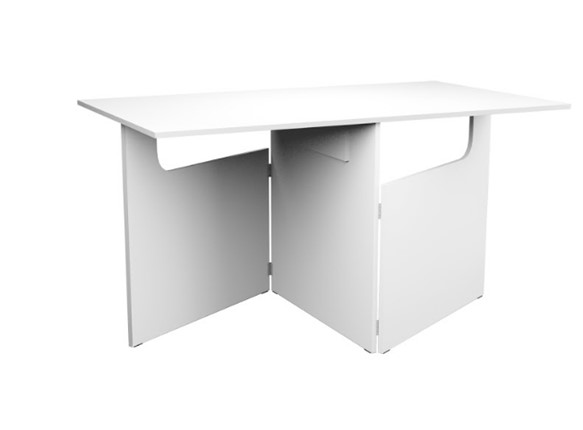Кухонный стол раздвижной ХИТ -СО-6, Белая шагрень в Элисте - изображение