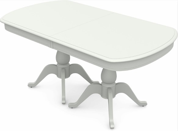 Кухонный раскладной стол Фабрицио-2 исп. Мыло большой 2 вставки, Тон 9 (Морилка/Эмаль) в Элисте - изображение