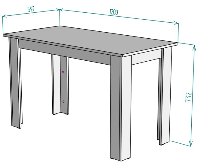 Обеденный стол T39, БП в Элисте - изображение 1