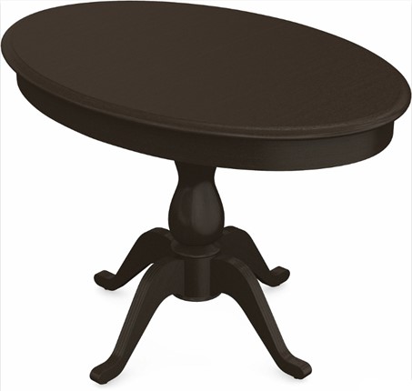 Раздвижной стол Фабрицио-1 исп. Эллипс, Тон 7 Покраска + патина с прорисовкой (на столешнице) в Элисте - изображение