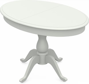 Кухонный раздвижной стол Фабрицио-1 исп. Эллипс, Тон 9 Покраска + патина с прорисовкой (на столешнице) в Элисте