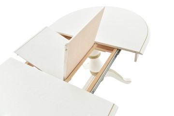 Кухонный раздвижной стол Фабрицио-2 исп. Овал 1200, Тон 12 (Морилка/Эмаль) в Элисте - предосмотр 3