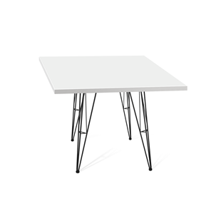 Кухонный стол SHT-TU10 (4 шт.)/ТT 80/80 (черный/белый) в Элисте