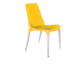 Обеденный стул SHT-ST75/S424-С (желтый ral1021/хром лак) в Элисте