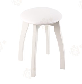 Кухонный стул Луго, аттика белый, каркас массив белый в Элисте