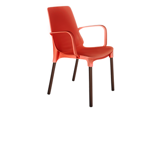 Обеденный стул SHT-ST76/S424 (красный/коричневый муар) в Элисте