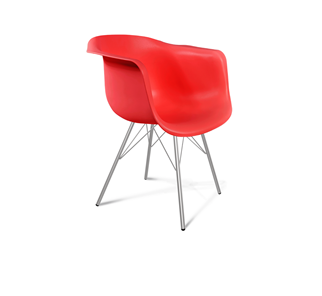 Обеденный стул SHT-ST31/S37 (красный/хром лак) в Элисте