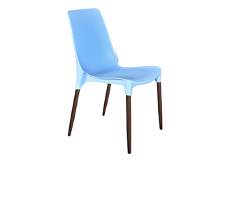 Обеденный стул SHT-ST75/S424-C (голубой/коричневый муар) в Элисте - предосмотр