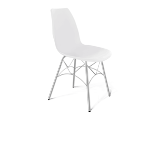 Кухонный стул SHT-ST29/S107 (белый/хром лак) в Элисте - предосмотр