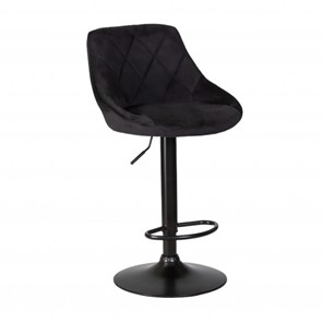 Барный стул Престиж  WX-2397 велюр черный в Элисте - предосмотр