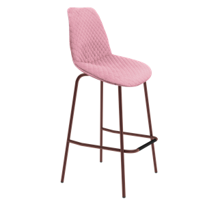 Барный стул SHT-ST29-С22 / SHT-S29P (розовый зефир/медный металлик) в Элисте