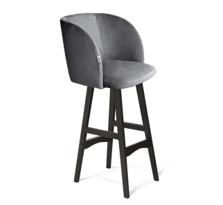 Барный стул SHT-ST33 / SHT-S65 (угольно-серый/венге) в Элисте