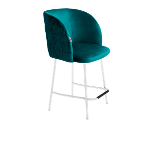 Полубарный стул SHT-ST33-1 / SHT-S29P-1 (альпийский бирюзовый/белый муар) в Элисте - предосмотр