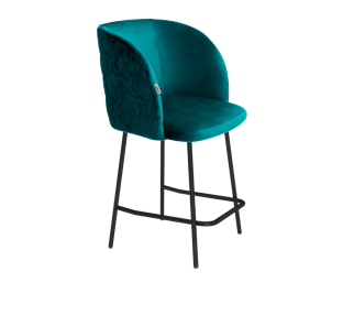 Полубарный стул SHT-ST33-1 / SHT-S29P-1 (альпийский бирюзовый/черный муар) в Элисте