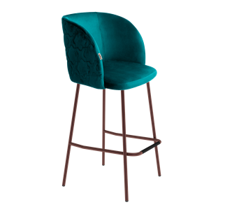 Барный стул SHT-ST33-1 / SHT-S29P (альпийский бирюзовый/медный металлик) в Элисте