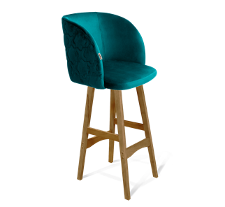 Барный стул SHT-ST33-1 / SHT-S65 (альпийский бирюзовый/светлый орех) в Элисте
