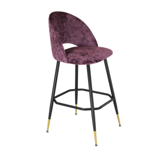 Барный стул SHT-ST34 / SHT-S148 (вишневый джем/черный муар/золото) в Элисте