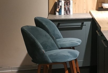 Барный стул SHT-ST34-1 / SHT-S29P (голубая пастель/черный муар) в Элисте - изображение 6