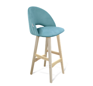 Барный стул SHT-ST34-1 / SHT-S65 (голубая пастель/прозрачный лак) в Элисте