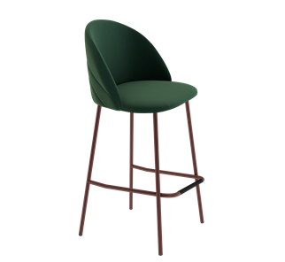 Барный стул SHT-ST35-2 / SHT-S29P (лиственно-зеленый/медный металлик) в Элисте