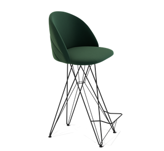 Барный стул SHT-ST35-2 / SHT-S66 (лиственно-зеленый/черный муар) в Элисте