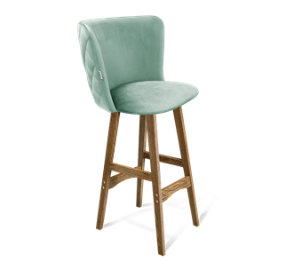 Барный стул SHT-ST36-3 / SHT-S65 (нежная мята/дуб брашированный коричневый) в Элисте