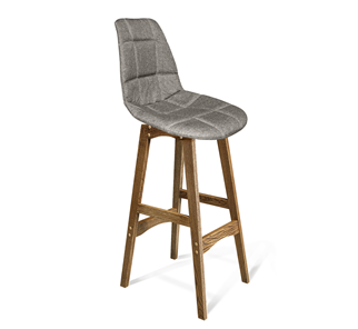 Барный стул SHT-ST29-C/S65 (пепельный/дуб брашированный коричневый) в Элисте