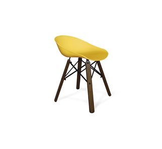 Обеденный стул SHT-ST19/S70 (желтый/темный орех/черный) в Элисте - предосмотр