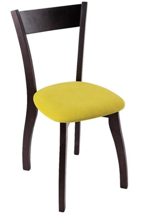 Обеденный стул Лугано каркас массив венге, велюр - мазерати олива в Элисте - изображение