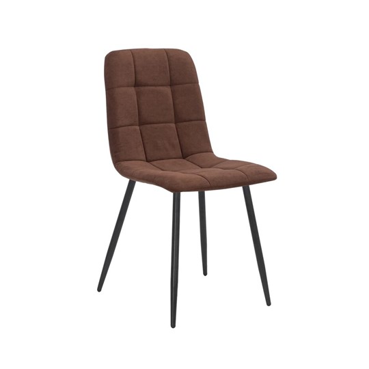 Обеденный стул Leset Скай (Металл черный/велюр Шоколад) в Элисте - изображение 1