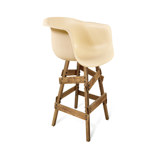 Барный стул SHT-ST31/S81 (бежевый/брашированный коричневый) в Элисте