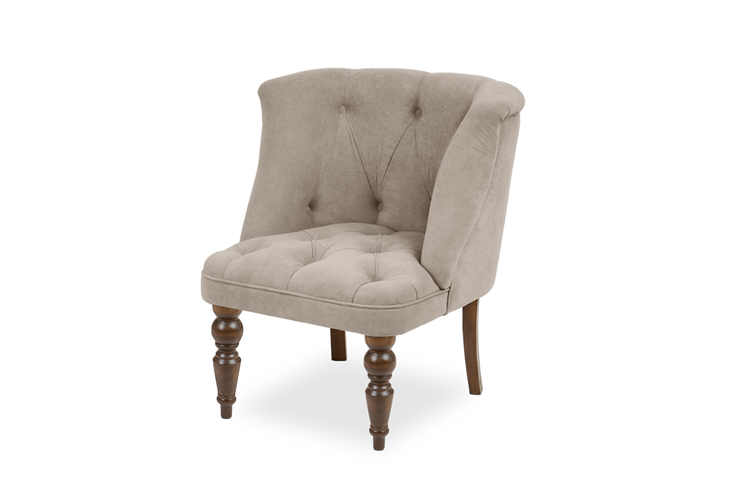 Кресло на ножках Бриджит бежевый ножки коричневые в Элисте - изображение 5