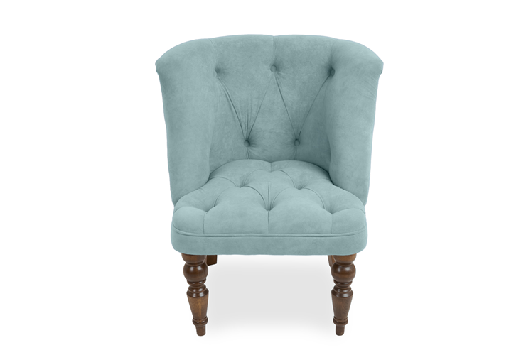 Мягкое кресло Бриджит мятный ножки коричневые в Элисте - изображение 1